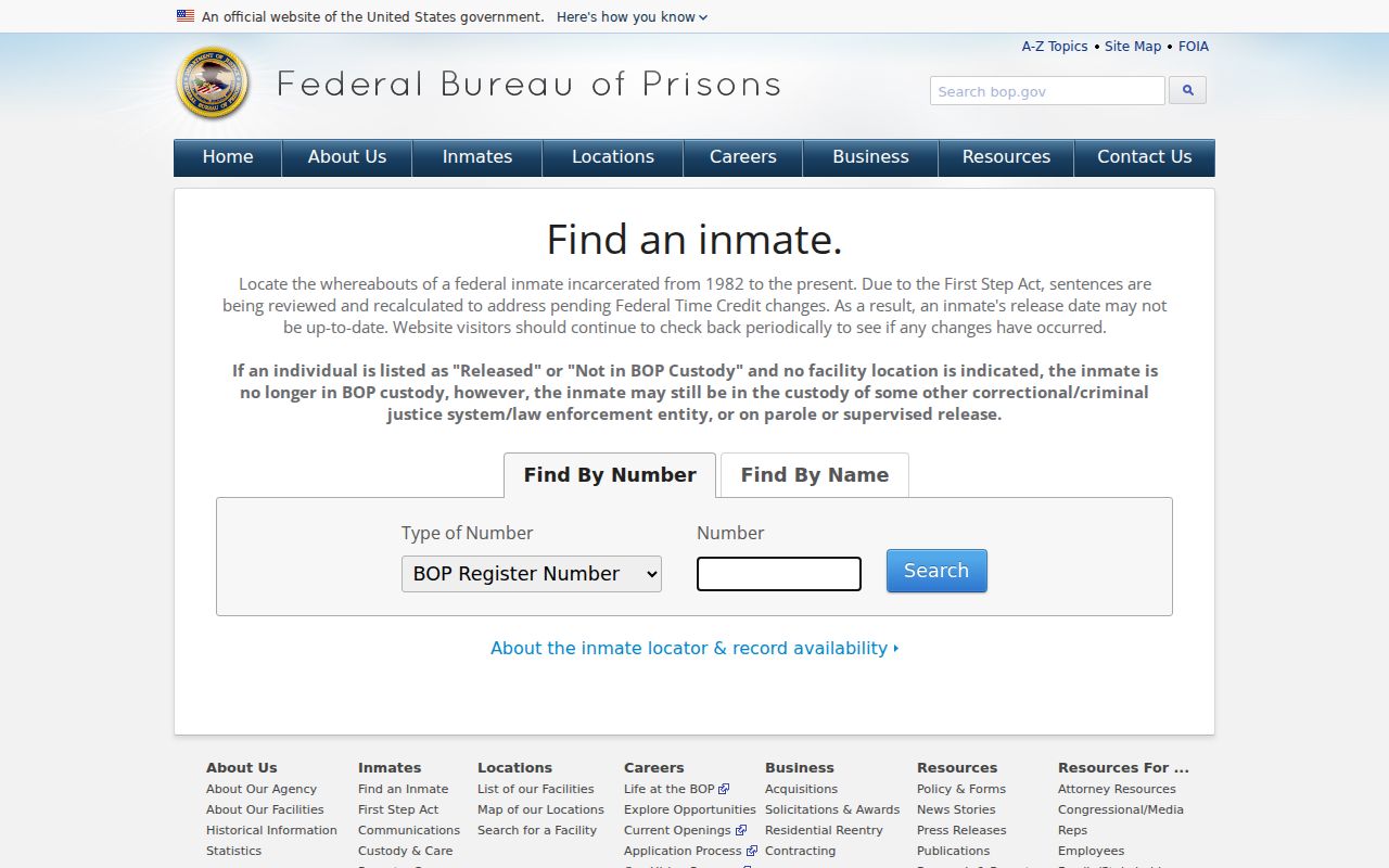 St. Petersburg federal inmate record lookup